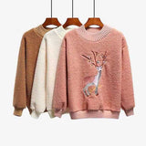 Women Sherpa Jacket Cashmere Hoodie Women plus Velvet Thickened Fall Winter Coat