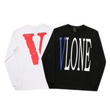 Vlone Sweatshirt Friends Printed Long Sleeve Men and Women Pullover Loose Sweater
