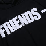 Vlone Hoodie Friends Oversize Hooded Sweater Large V Hoodie Sweatshirts
