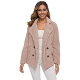 Beth Dutton Outfits Autumn Winter Berber Fleece Thick Women's Clothes Sweatshirt Lamb Wool Coat