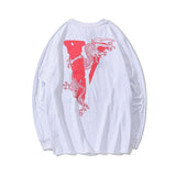 Vlone Sweatshirt Printed Long Sleeve Spring and Autumn Men and Women Casual round Neck Pullover