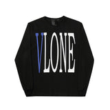 Vlone Sweatshirt Friends Printed Long Sleeve Men and Women Pullover Loose Sweater