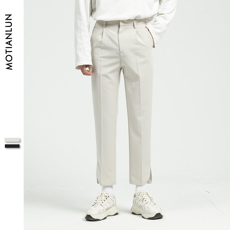 Men Suit Pants Men's Clothing Slimming Suit Skinny Pants