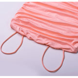 Women Summer Dresses Midaxi Dresses Summer Fashion Pleated Suspender Long Dress Summer Women's Dress