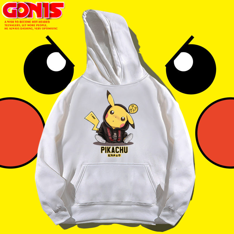 Men and Women Pokemon Pikachu Hoodie Pokémon Hooded Sweater