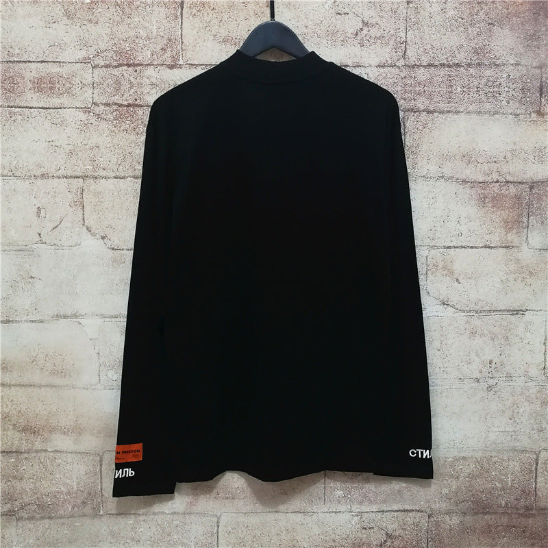 Heron Preston Sweatshirts Half Turtleneck Bottoming Shirt