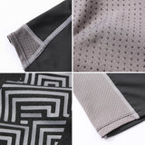 Moisture Wicking Shirts Men's Printed Fitness Vest Outdoor Sports Running Tights Quick-Drying