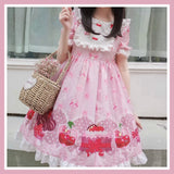Gothic Lolita Harajuku Style Clothing Sweet Afternoon Tea Op Short Sleeve Loliita Dress