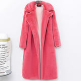 Full Length Faux Fur Coat