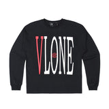Vlone Sweatshirt Printed Spring and Autumn Men's and Women's Couple Base Loose Hip Hop Sweater