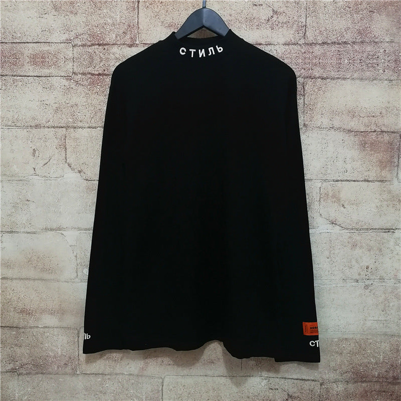 Heron Preston Sweatshirts Half Turtleneck Bottoming Shirt