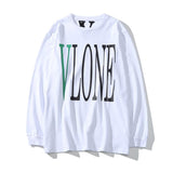Vlone Sweatshirt Friends Printed Men's and Women's Loose Pullover HipHop Pullover Hoodie