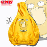Men and Women Pokemon Pikachu Hoodie Spring and Autumn Anime Psyduck Loose Shoulder Coat