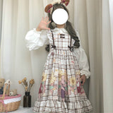 Gothic Lolita Harajuku Style Clothing Sunflower Bear Lolita Light Lo Dress Shirt