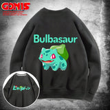 Men And Women Pokemon Pikachu Hoodie Pokémon Round Neck Sweater