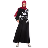 Muslim Women Stylish Kashibo Abaya Muslim Ladies Long Gown Islamic Clothing Jilbab Jalabiya Fashion Plus Size Lantern Sleeve Maxi Dress