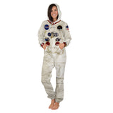 Skeleton Hoodie Autumn Space Suit Digital Printing Men's and Women's Fleece Sweater Jumpsuit