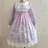 Gothic Lolita Harajuku Style Clothing Student Lolita Dress Female Japanese Princess Dress JSK