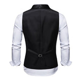 Men's Dress Vests Men's Vest Casual Jacket Business Waistcoat Men's Vest Casual Suit Jacket