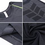 Moisture Wicking Shirts Sports Running Training Wear Quick-Drying Wicking High Elastic Compression Tights