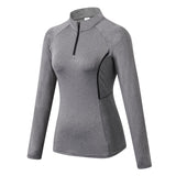 Moisture Wicking Shirts Fall/Winter Women 'S Long-Sleeved Sports Wear Fitness Running Yoga Clothes High Elastic Tights Quick-Drying Sweater