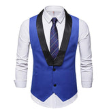 Men's Dress Vests Men's Vest Casual Jacket Business Waistcoat Men's Vest Casual Suit Jacket