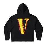 Vlone Hoodie plus Size Retro Sports Hoodie Coat