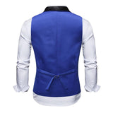 Men's Dress Vests Men's Vest Casual Jacket Business Waistcoat Men's Vest Casual Suit Jacket