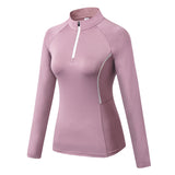 Moisture Wicking Shirts Fall/Winter Women 'S Long-Sleeved Sports Wear Fitness Running Yoga Clothes High Elastic Tights Quick-Drying Sweater