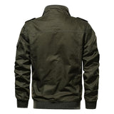 Men Fit Bomber Jacket Windbreaker Moto Street Coat Autumn New Cotton Male Casual Air Force One Men's Jacket