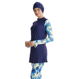 Burkini Swimwear Muslim Fashion Outfits Ladies Conservative Printing Beach Swimsuit