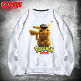 Men and Women Pokemon Pikachu Hoodie Pikachu round Neck Sweater