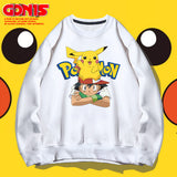 Men and Women Pokemon Pikachu Hoodie Pikachu Joint Name Sweater