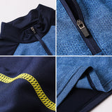 Moisture Wicking Shirts Men Autumn Winter Workout Clothes Long Sleeve Tight High Elastic Sportswear Camouflage Running Training Quick Drying Clothes
