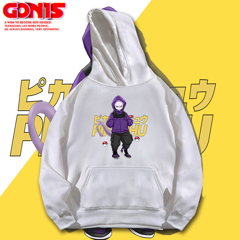 Men and Women Pokemon Pikachu Hoodie Pikachu Hooded Sweater