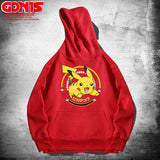 Men and Women Pokemon Pikachu Hoodie Pikachu Hooded Sweater