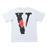 Vlone Men's Short Sleeve plus Size Crew Neck Casual Summer Tshirt