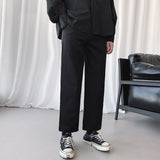 Men Suit Pants Spring Straight Pants Men's Casual Trousers