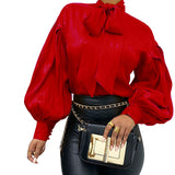 Women Blazar Pants Suit Women's Spring Clothing Long Sleeve Solid Color Shirt