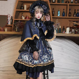 Gothic Lolita Harajuku Style Clothing Sakura Aciclovir Gel Lolita God Redemption Op Lolita Dresses Cloak
