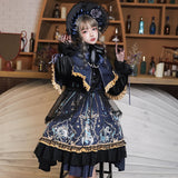 Gothic Lolita Harajuku Style Clothing Sakura Aciclovir Gel Lolita God Redemption Op Lolita Dresses Cloak