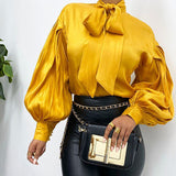 Women Blazar Pants Suit Women's Spring Clothing Long Sleeve Solid Color Shirt