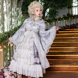 Gothic Lolita Harajuku Style Clothing Sakura Aciclovir Gel Lolita Cross Lily Op Lolita Dresses