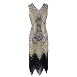 The Great Gatsby Daisy Dress Vintage Sequin Bead Dress