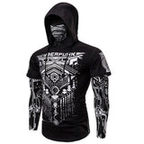 Skeleton Hoodie Game Hooded Skull Print Turtleneck Long Sleeve T-shirt