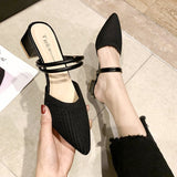 Nude Chunky Heel