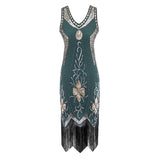 The Great Gatsby Dress Attire Tassel Evening Dress for Women