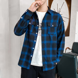 Mens Flannel Jacket Spring Shirt