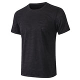 Moisture Wicking Shirts Men's Sports Short Sleeve Loose Casual Camouflage Wicking Workout Clothes