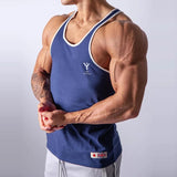 jogging shorts for men Slim Fit Muscle Gym Men Shorts Summer Sports Outdoor Casual Vest Men Solid Color Slim Fit